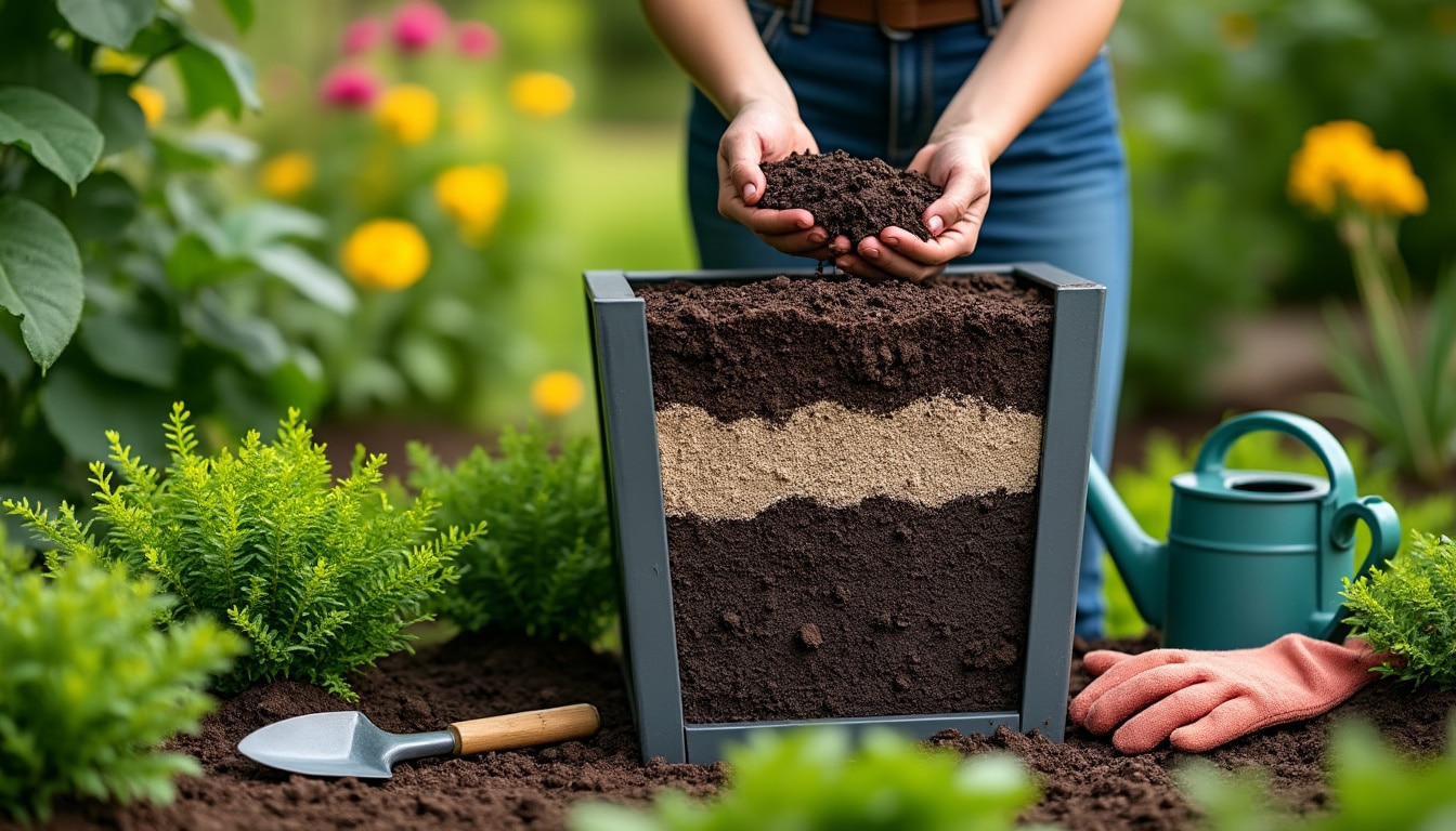 Comment remplir une jardinière haute ?