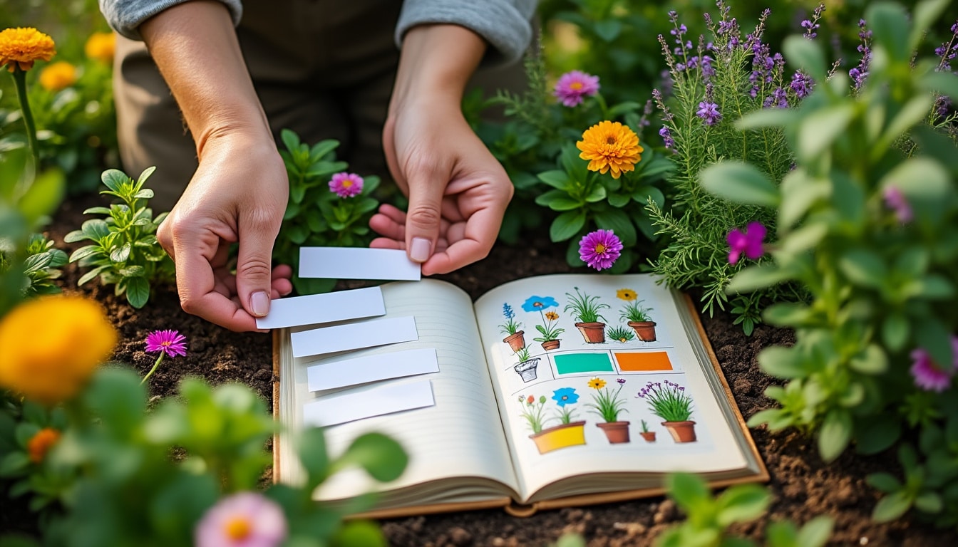 Étiquettes et plan de massif : garder la mémoire de ses plantations