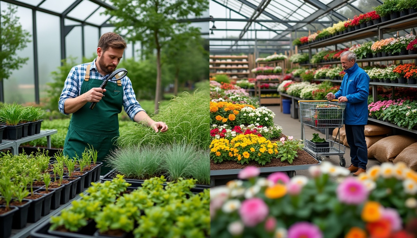 Pépinière spécialisée ou jardinerie : ce qui change